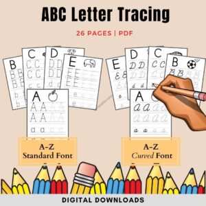 abc letter tracing