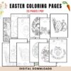 easter coloring book easter coloring book