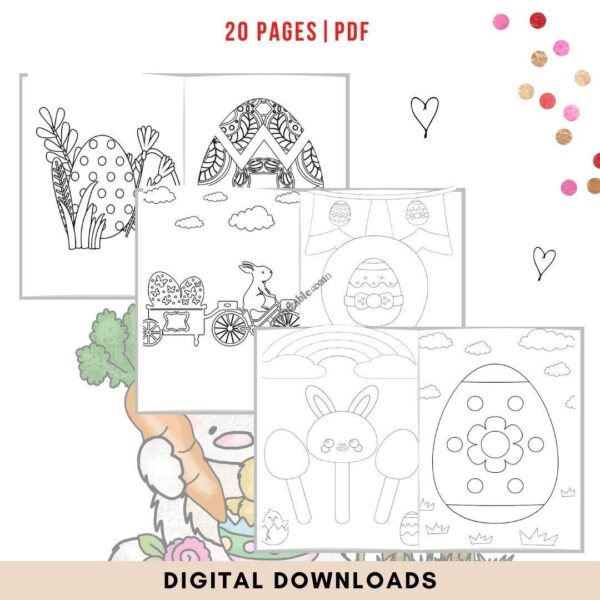 easter coloring book (3) easter coloring book