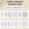 floral mandala colouring book floral mandala colouring book