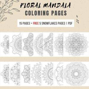 floral mandala colouring book floral mandala colouring book