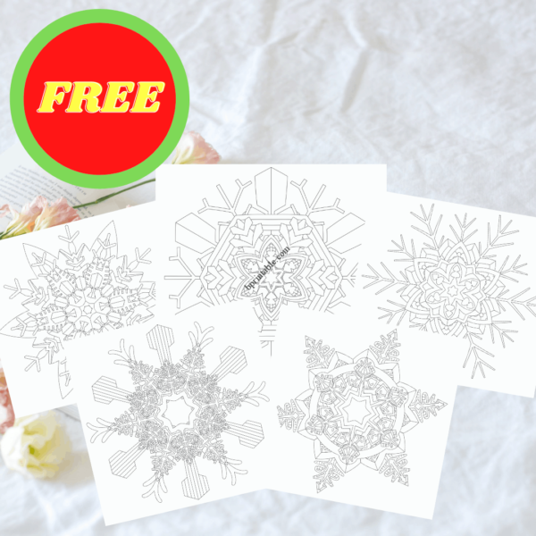 free snowflake printables free snowflake printables