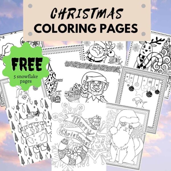 printable Christmas coloring pages
