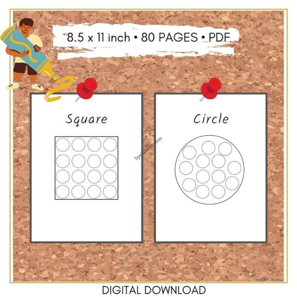 Dot marker printable 4 Dot Marker Kids Activity Book