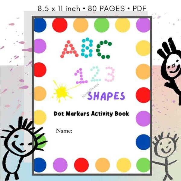 Dot marker kids printable Dot Marker Kids Activity Book