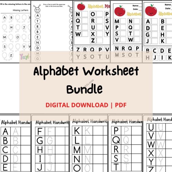 Kids Alphabet Bundle Thumbnail Kids Alphabet Bundle Thumbnail