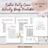 easter activity book Easter Party Activity Book for Kids