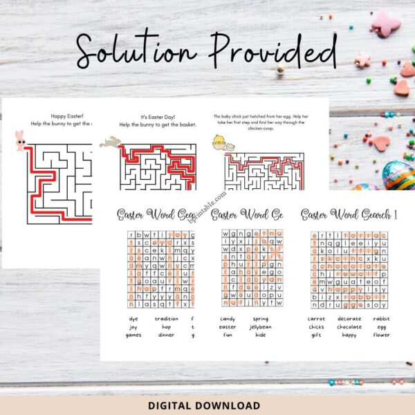 easter activity book 5 easter activity book