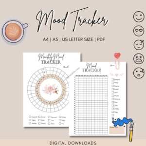 mood tracker planner Mood Tracker
