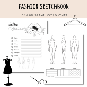 Fashion Sketchbook 1 fashion sketchbook