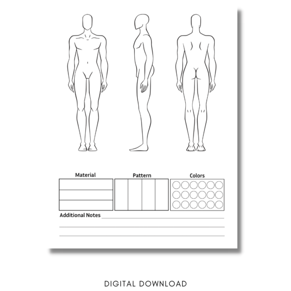 Fashion Sketchbook 3 fashion sketchbook