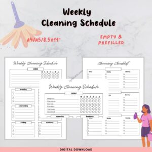 cleaning schedule 1 cleaning schedule