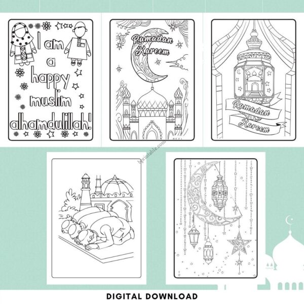 ramadan coloring page 4 ramadan coloring page