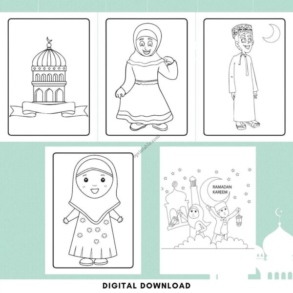 ramadan coloring page 5 ramadan coloring page