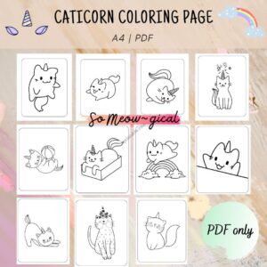 caticorn coloring page 1 caticorn-coloring-page