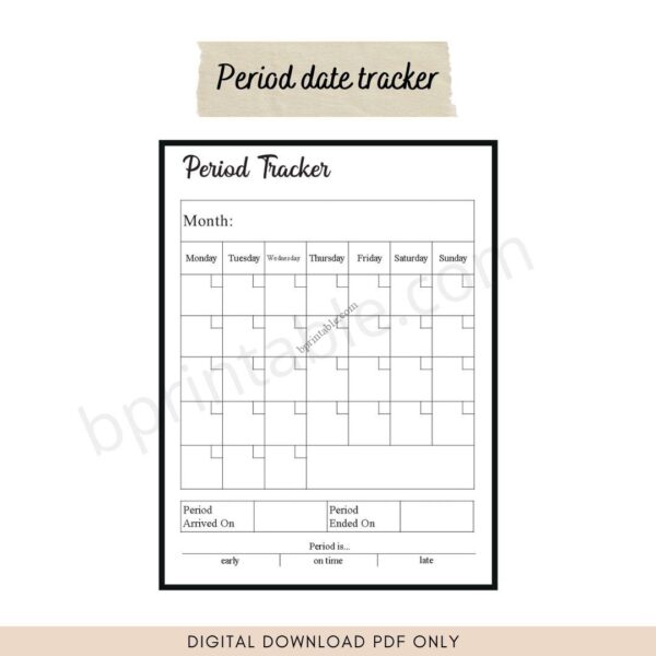 Period tracker 4 Period tracker