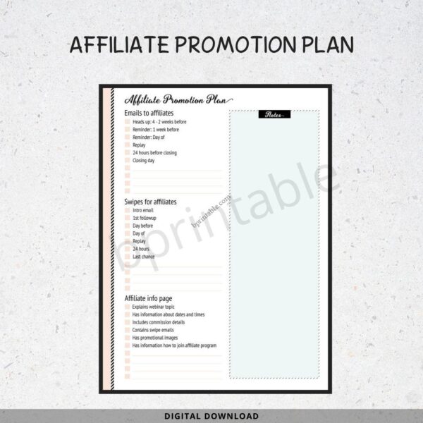 Webinar Planner Journal 6 Webinar Planner Journal