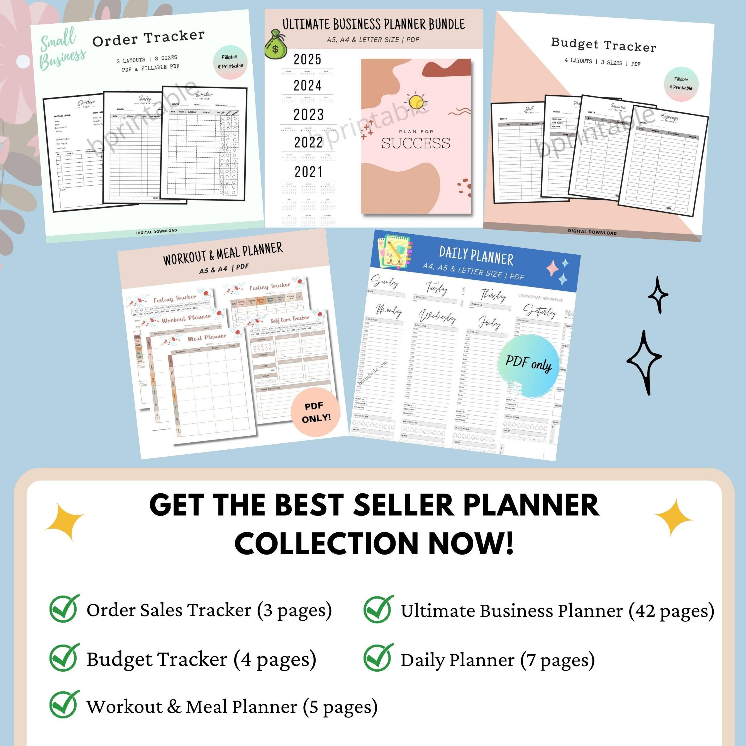 Best Seller Planner Collection - Bprintable