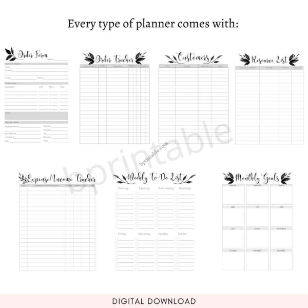 crafter business planner