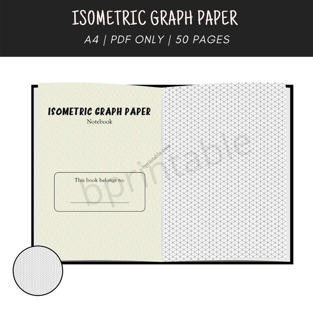 Creativity with Bprintable's Isometric Graph Paper Notebook