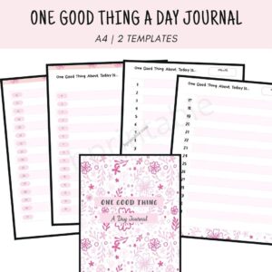 one good thing a day journal 1 one good thing a day journal