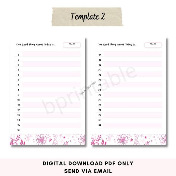 one good thing a day journal 3 one good thing a day journal