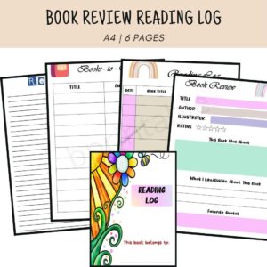 book review reading log 1 printable book review reading log