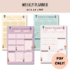 floral weekly planner 1 floral weekly planner