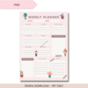 floral weekly planner 3 floral weekly planner