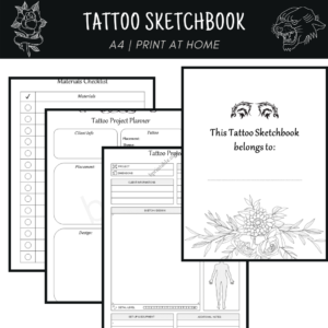 tattoo sketchbook