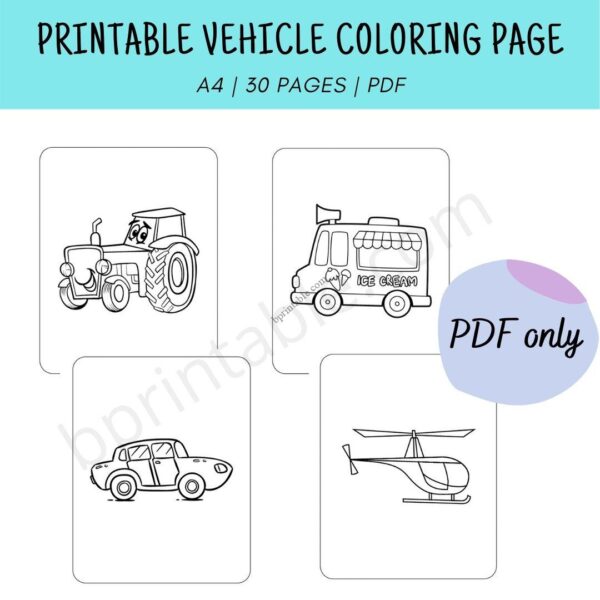 vehicle coloring page 1 vehicle coloring page