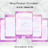 Blog Planner Template 2 Blog Planner Template