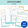 Education Planner Template 1 Education Planner Template