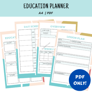 Education Planner Template