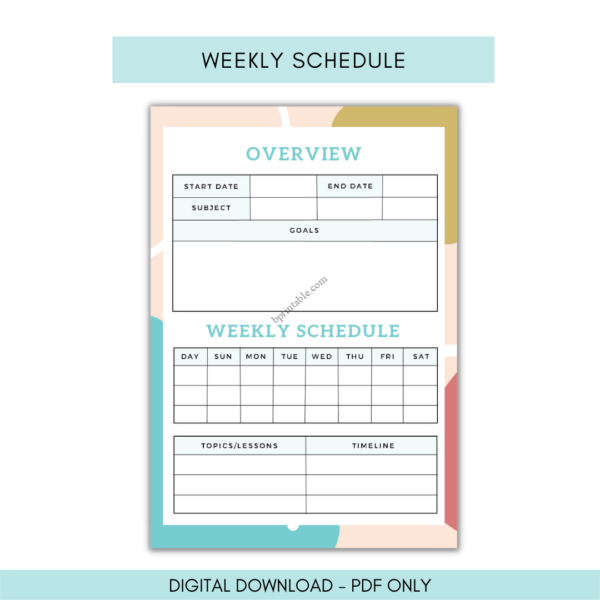 Education Planner Template 3 Education Planner Template