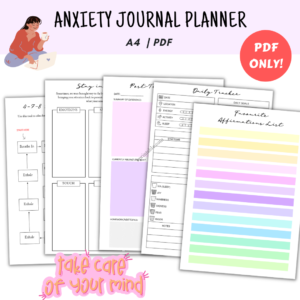 Anxiety Journal Planner 1 Anxiety Journal Planner