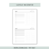 daily planner today template
