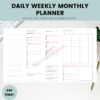 Daily Weekly Monthly Planner 1 Daily Weekly Monthly Planner