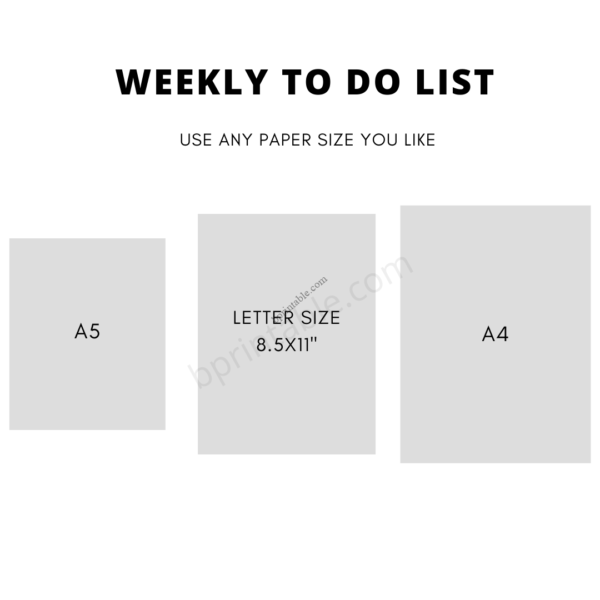 Weekly To Do List Horizontal 2 Weekly To Do List