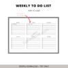 Weekly To Do List Horizontal 5 Weekly To Do List