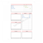 Weekly Planner in 2 Pages | bprintable.com