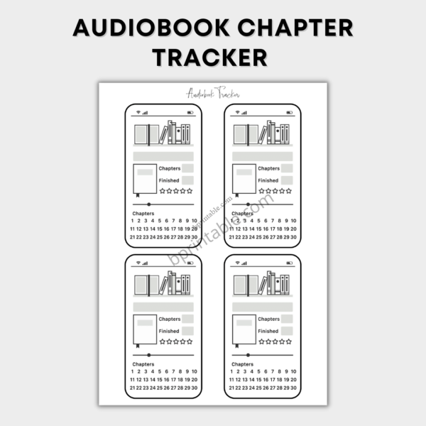 Audiobook Chapter Tracker 1 Audiobook Chapter Tracker