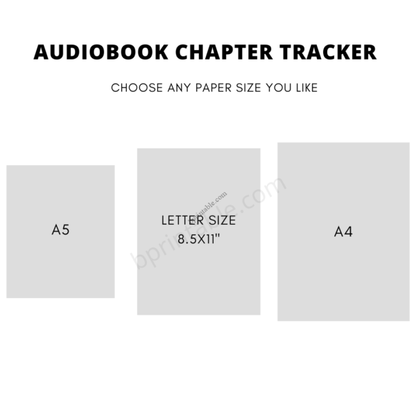 Audiobook Chapter Tracker