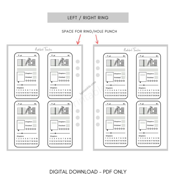 Audiobook Chapter Tracker 3 Audiobook Chapter Tracker