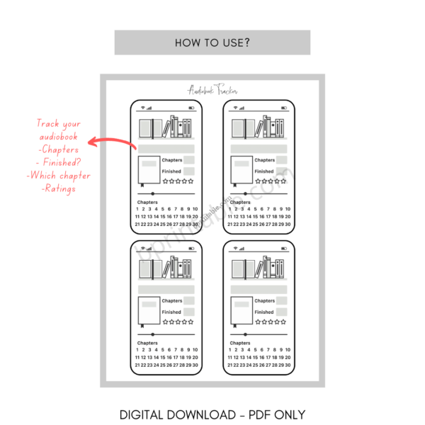 Audiobook Chapter Tracker 5 Audiobook Chapter Tracker