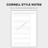 Cornell Style Notes 1 Cornell Style Notes