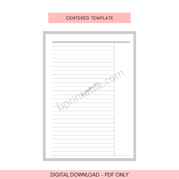 Cornell Style Notes 4 Cornell Style Notes