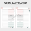 Daily Planner Floral 1 Daily Planner Floral