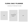 Daily Planner Floral 2 Daily Planner Floral