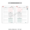 Daily Planner Floral 4 Daily Planner Floral